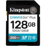 Фото - Kingston  Карта пам'яті Kingston SD 128GB C10 UHS-I U3 V30 R200MB/s