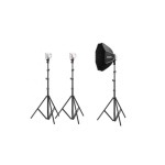 Фото GODOX Набор постоянного світла Godox ML100Bi Bi-Color Portable LED Light (ML100Bi Kit3) (ML100Bi K3)
