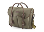 Фото - Billingham Портфель Billingham THOMAS BRIEF CASE - Sage FibreNyte / Chocolate Leather (583648-54)