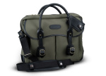 Фото - Billingham Портфель Billingham THOMAS BRIEF CASE - Sage FibreNyte / Black Leather (583648-01)