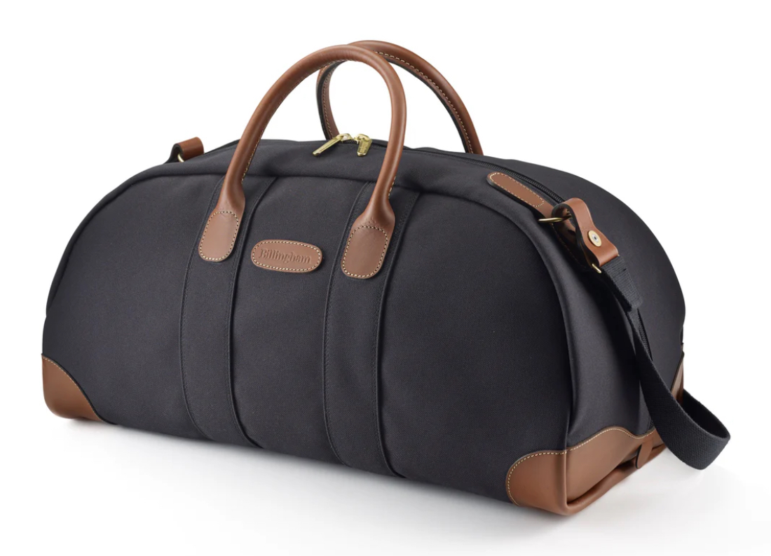 Купить - Billingham Сумка Billingham WEEKENDER BAG - Black FibreNyte / Tan Leather (588402-70)