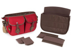 Фото Billingham Сумка Billingham HADLEY PRO 2020 - Burgundy Canvas / Chocolate Leather ( 505114-54)