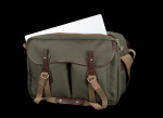 Billingham Сумка Billingham 445 MKII Camera Laptop Bag - Sage FibreNyte / Chocolate Leather (508448-54) Фото Billingham Сумка Billingham 445 MKII Camera Laptop Bag - Sage FibreNyte / Chocolate Leather (508448-54)