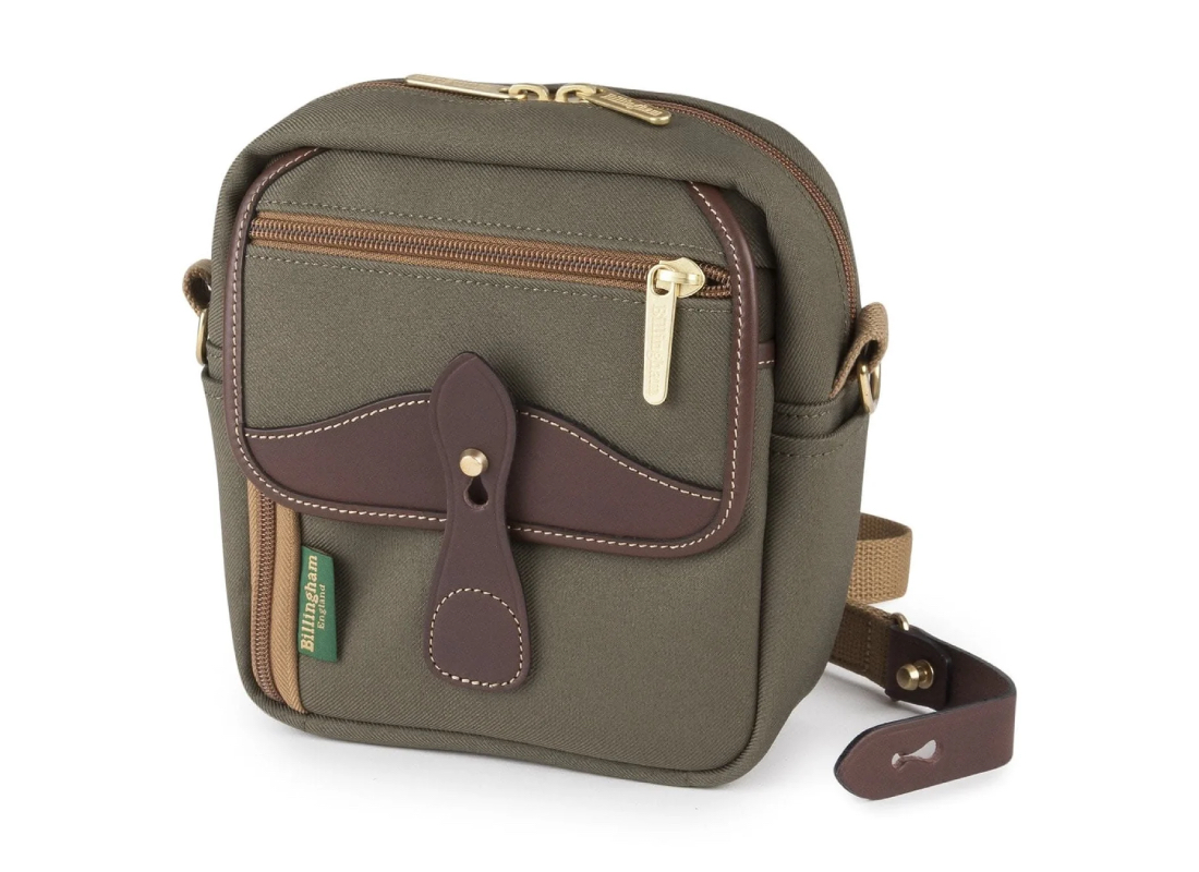 Купить - Billingham Сумка Billingham Pola Stowaway - Sage FibreNyte / Chocolate Leather (500748-54)
